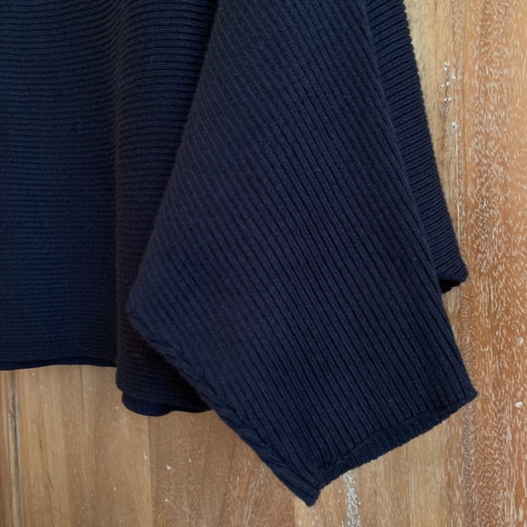 CLOTH NEW Black Ribbed Knit Shrug Sweater Size XS - Picture 9 of 10